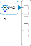 figure: ON lamp lights up